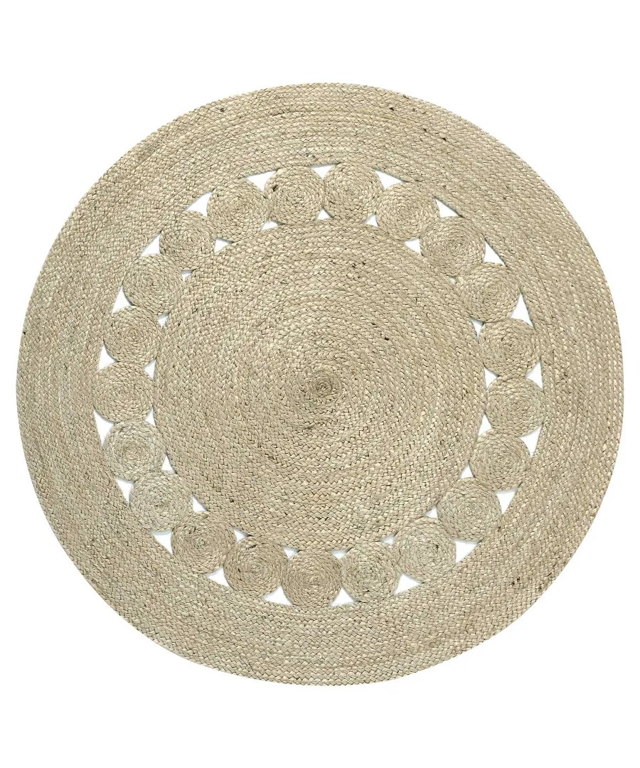 Χαλί γιούτα 1763 (120cm) light grey