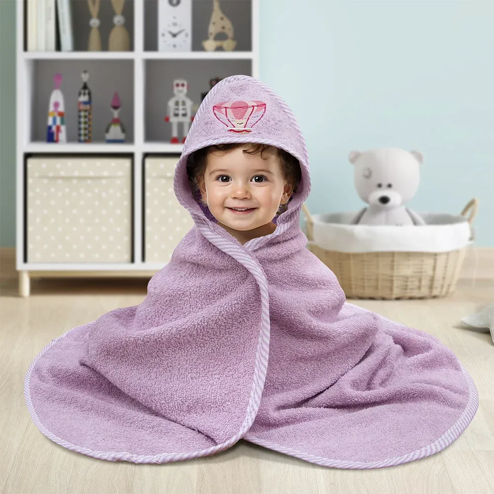 LINO Κάπα Βρεφική (75x75) Paloncino Λιλά