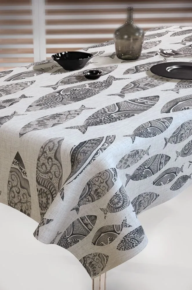 Τραπεζομάντηλο 1013 Smoke 145x180