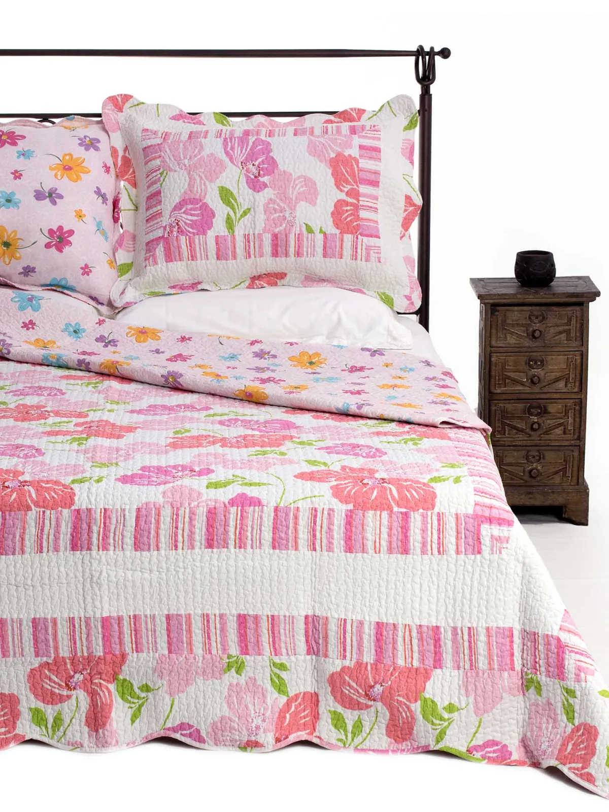 ΚΟΥΒΕΡΛΙ σετ (240cm x 260cm + 2 x 50cm x 70cm) KING06