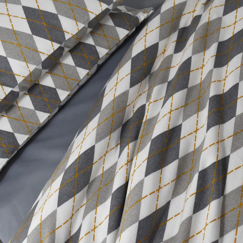 ΝΕΧΤ 3204  ΣΕΤ ΣΕΝΤΟΝΙΑ ΦΑΝΕΛΑ 100%CΟΤ. 170Χ240  ΜΠΕΖ 3ΤΕΜ