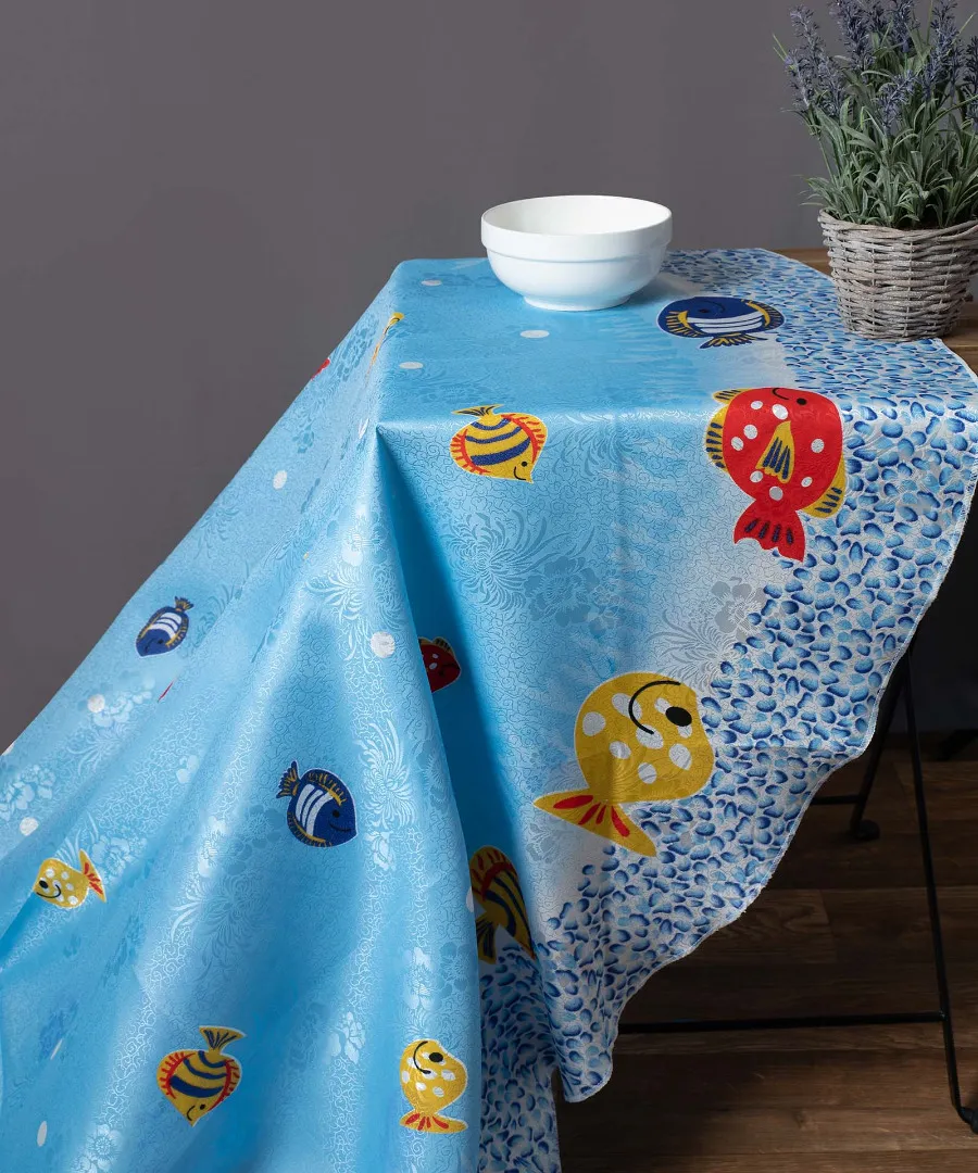 τραπεζομάντηλα 215 ( 90cm x 90cm) ψάρι