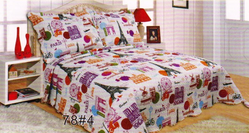 ΚΟΥΒΕΡΛΙ σετ (220cm x 240cm + 2 x 50cm x 70cm) W64578#4