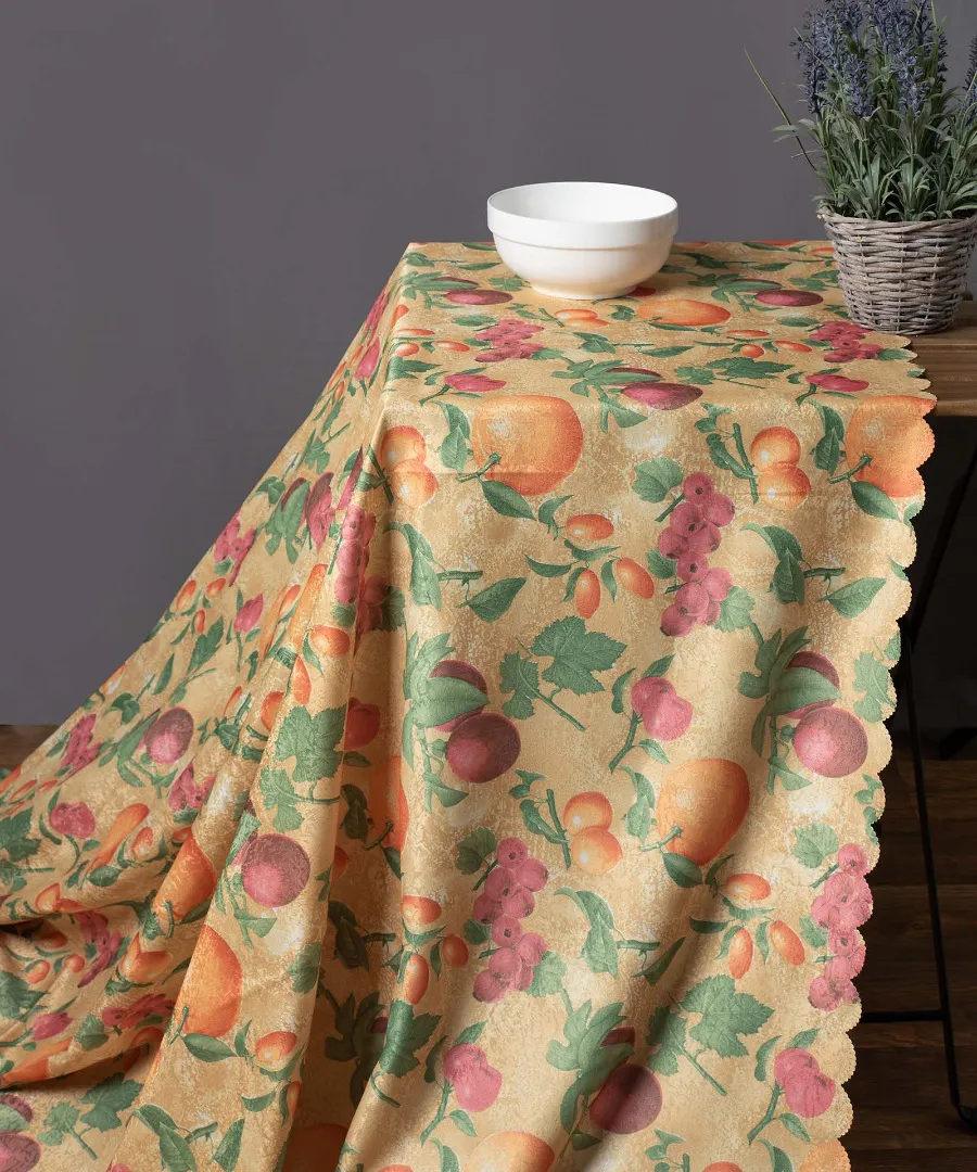 Αλέκιαστο τραπεζομάντηλο 422 (170cm x 250cm) ώχρα