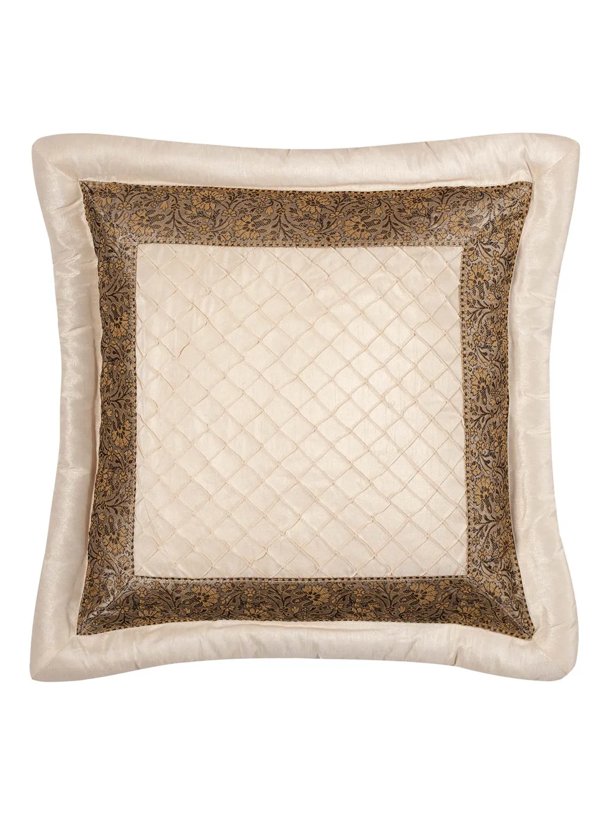 ΜΑΞΙΛΑΡΟΘΗΚΗ (45cm x 45cm)  μπουρλέ ivory