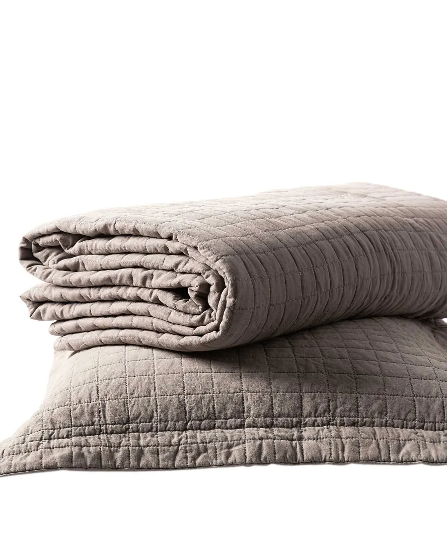 ΚΟΥΒΕΡΛΙ σετ (220cm x 240cm + 2 x 50cm x 70cm) STONEWASHED MPEZ