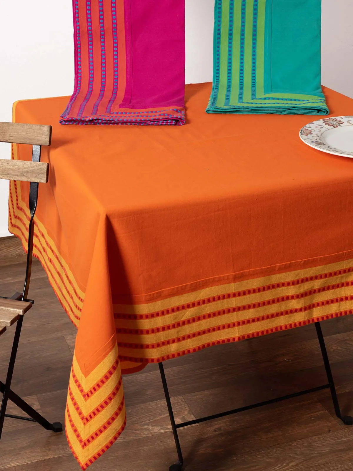 τραπεζομάντηλα ( 140cm x 180cm) 11340 πορτοκαλί