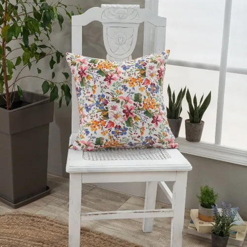 Μαξιλαροθήκη Ronda - 65x65cm δαπέδου με γέμιση 