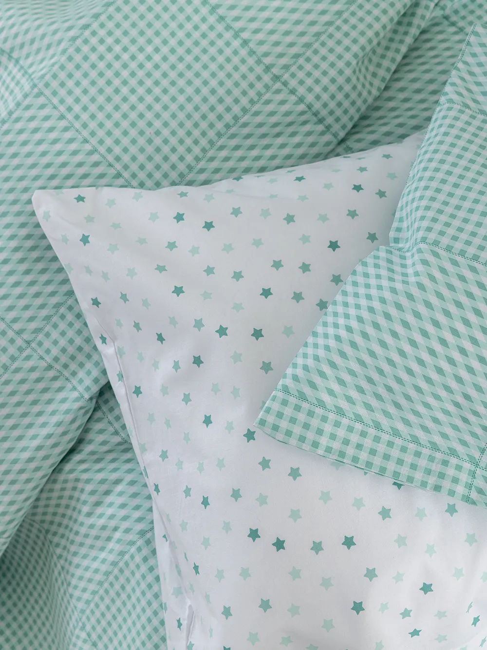 Ζεύγος Μαξιλαροθήκες 52x72 BB101 AQUA