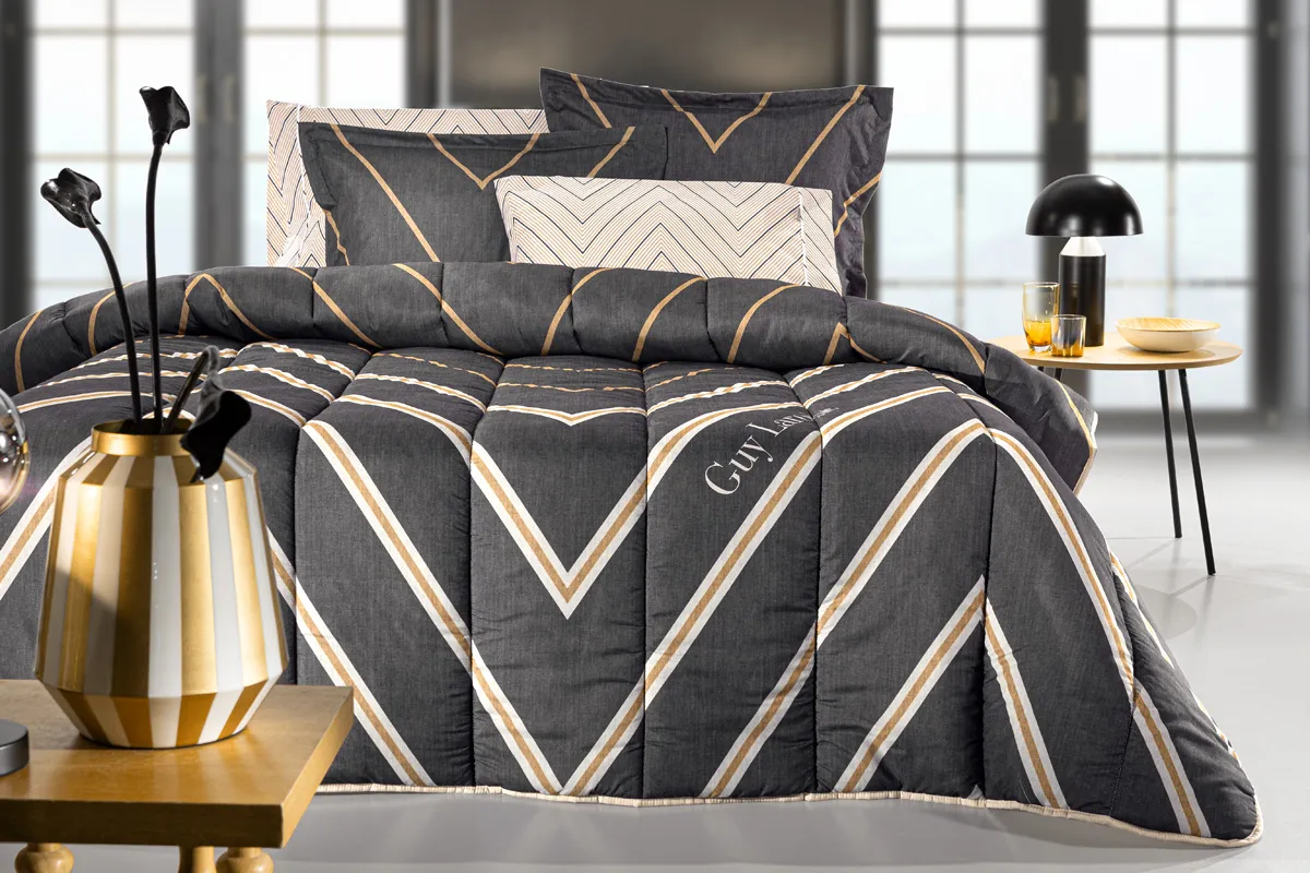 Παπλωματοθήκη Canyon Anthracite Suede 