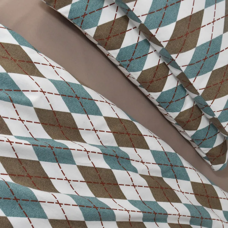 ΝΕΧΤ 3204  ΣΕΤ ΣΕΝΤΟΝΙΑ ΦΑΝΕΛΑ 100%CΟΤ. 170Χ240  ΑQUΑ 3ΤΕΜ