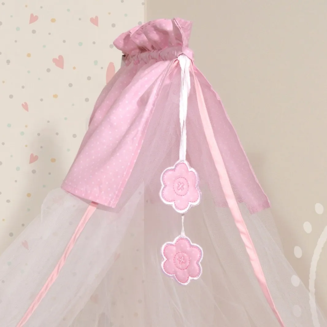 Κουνουπιέρα Ροζ 180x500 cm Design 67