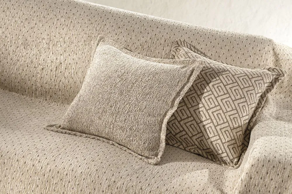 Διακοσμητική Μαξιλαροθήκη Libra Natural 45x45