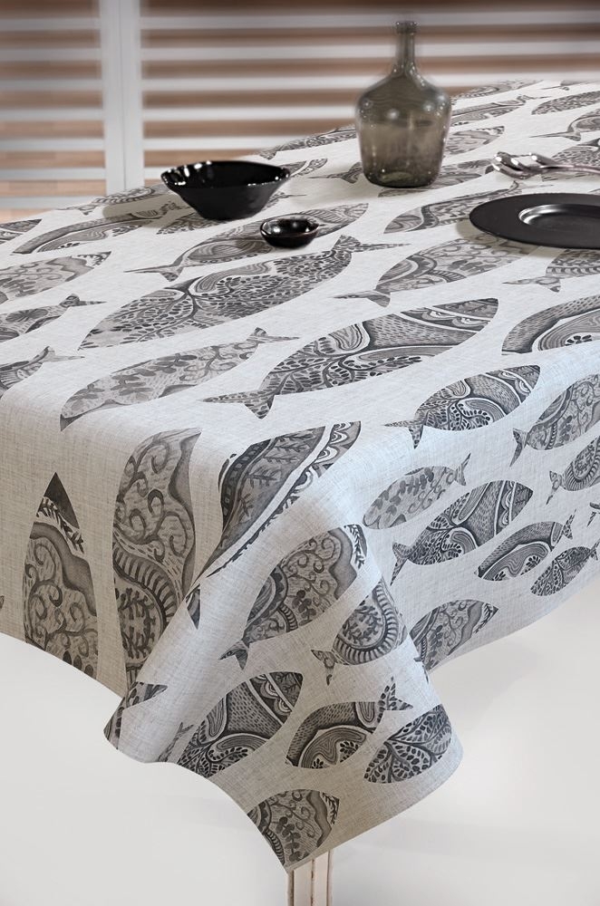Τραπεζομάντηλο 1013 Smoke 145x180