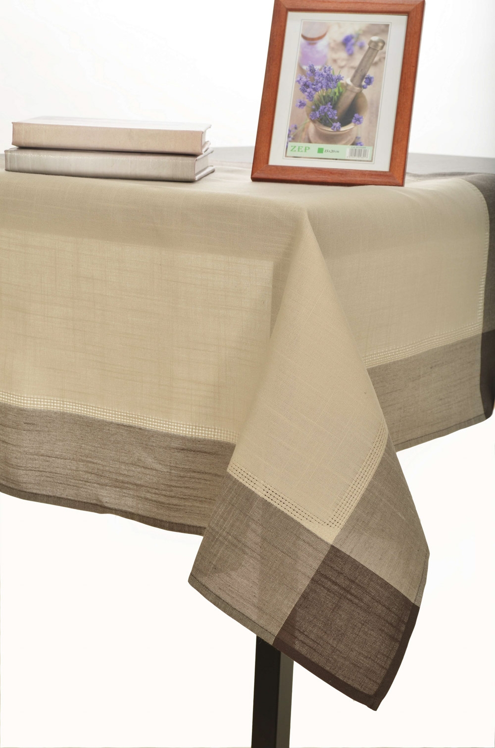 τραπεζομάντηλα nx031 (160cm x 250cm) γκρί καφέ γωνία