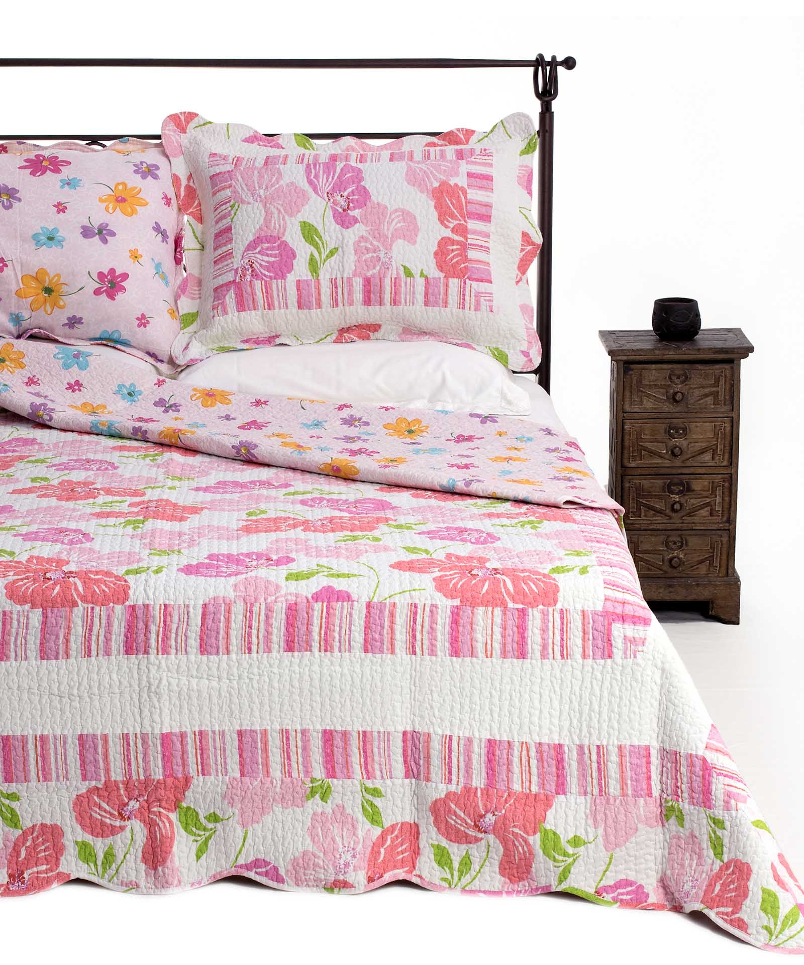 ΚΟΥΒΕΡΛΙ σετ (240cm x 260cm + 2 x 50cm x 70cm) KING06