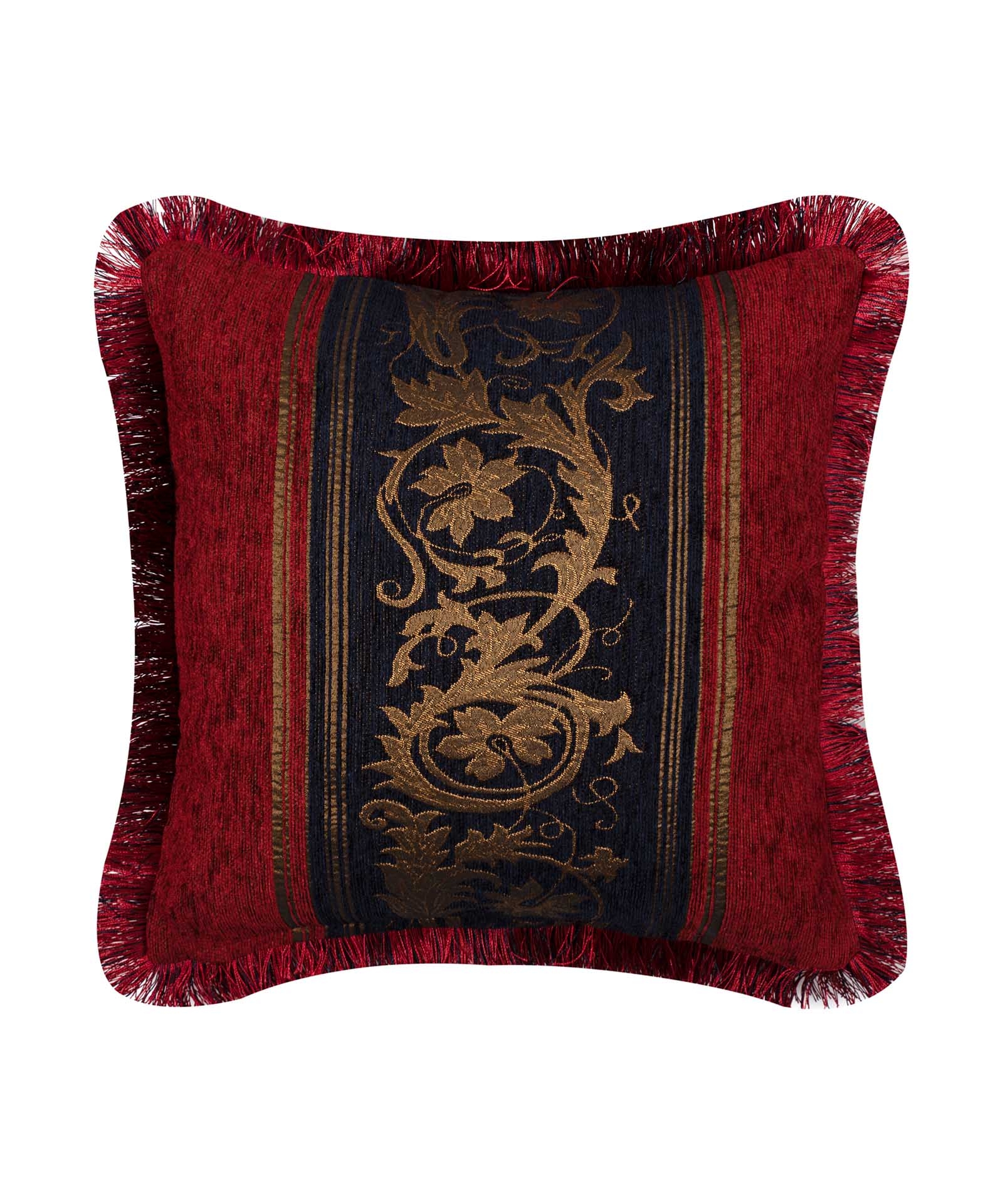 ΜΑΞΙΛΑΡΟΘΗΚΗ (45cm x 45cm) 1208 μπορντώ/μπλε