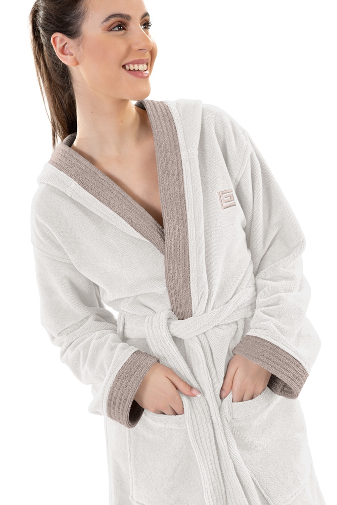 Μπουρνούζι Monogram Perla 