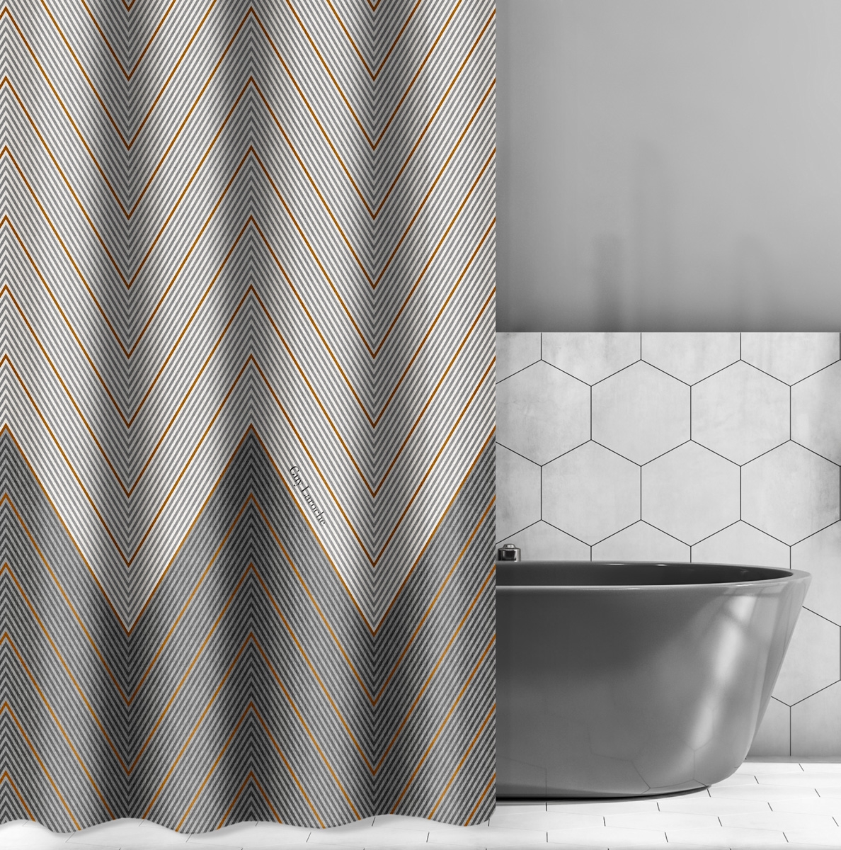 Κουρτίνα Μπάνιου Canyon Anthracite 