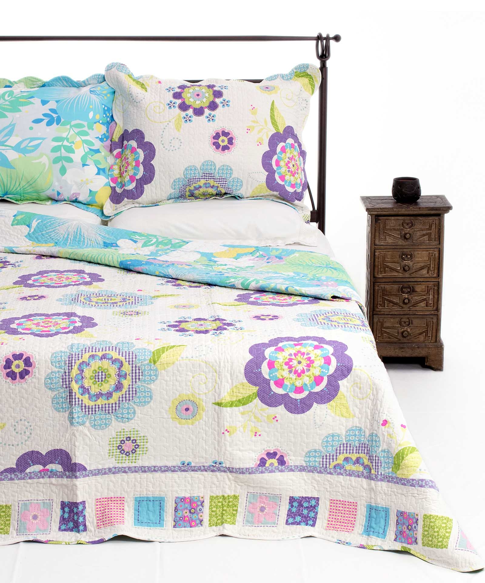 ΚΟΥΒΕΡΛΙ σετ (240cm x 260cm + 2 x 50cm x 70cm) KING03