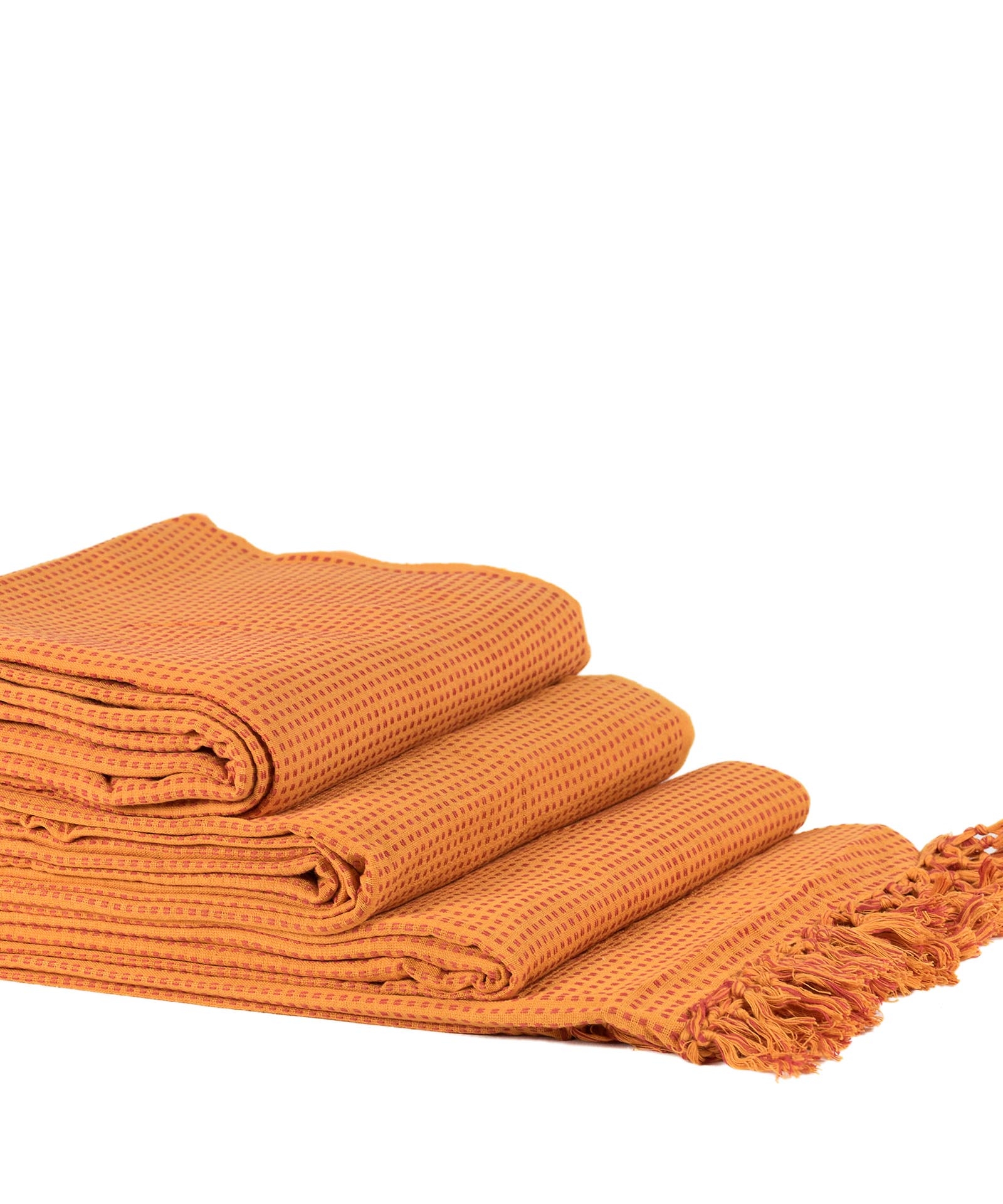 ΡΙΧΤΑΡΙΑ dobby (180cm x 180cm/180cm x 250cm/180cm x 300cm) πορτοκαλί