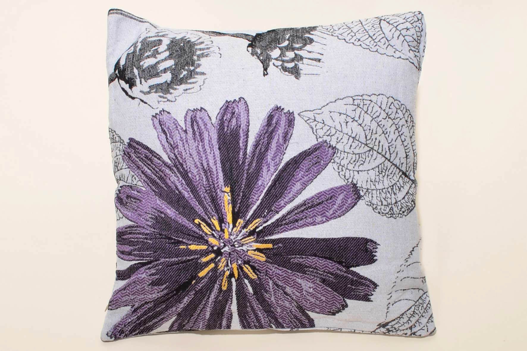 ΜΑΞΙΛΑΡΟΘΗΚΗ (45cm x 45cm) FLOWER PURPLE