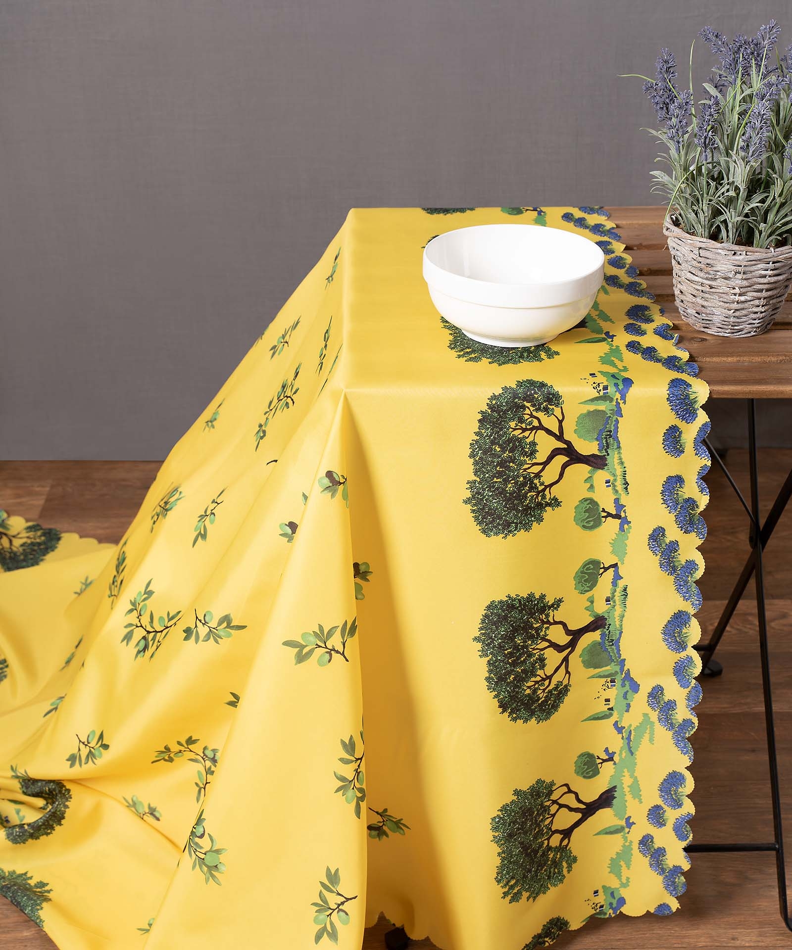τραπεζομάντηλα (140cm x 180cm) mod2 κίτρινο