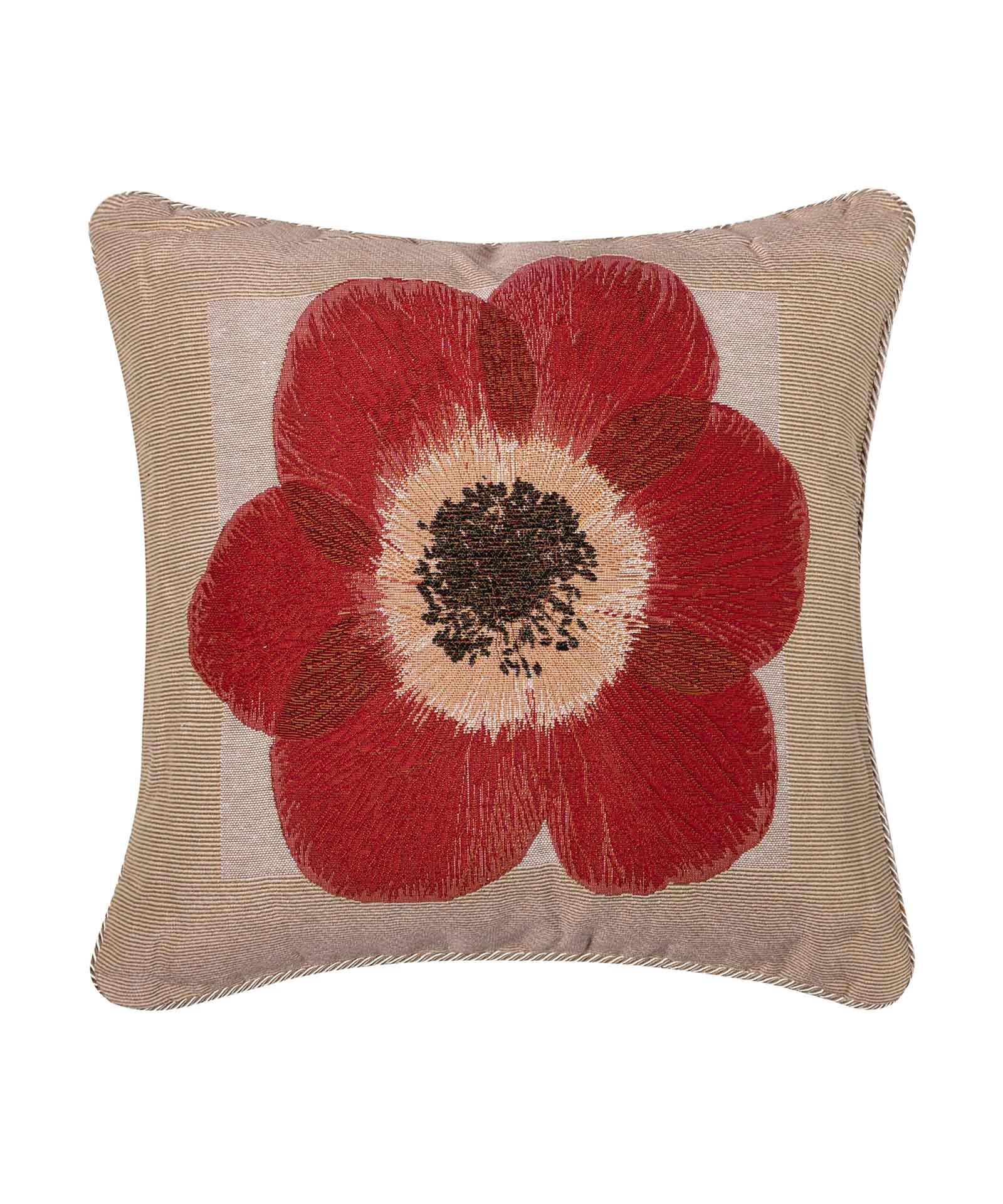 ΜΑΞΙΛΑΡΟΘΗΚΗ (45cm x 45cm) σενίλ λουλούδι4