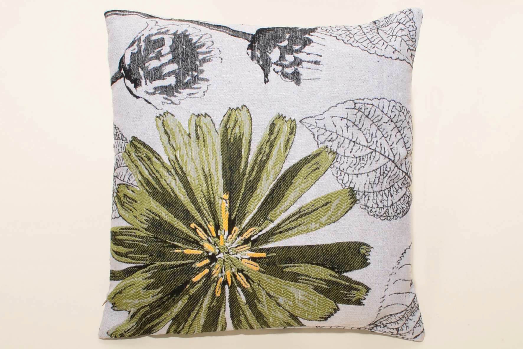 ΜΑΞΙΛΑΡΟΘΗΚΗ (45cm x 45cm) FLOWER GREEN