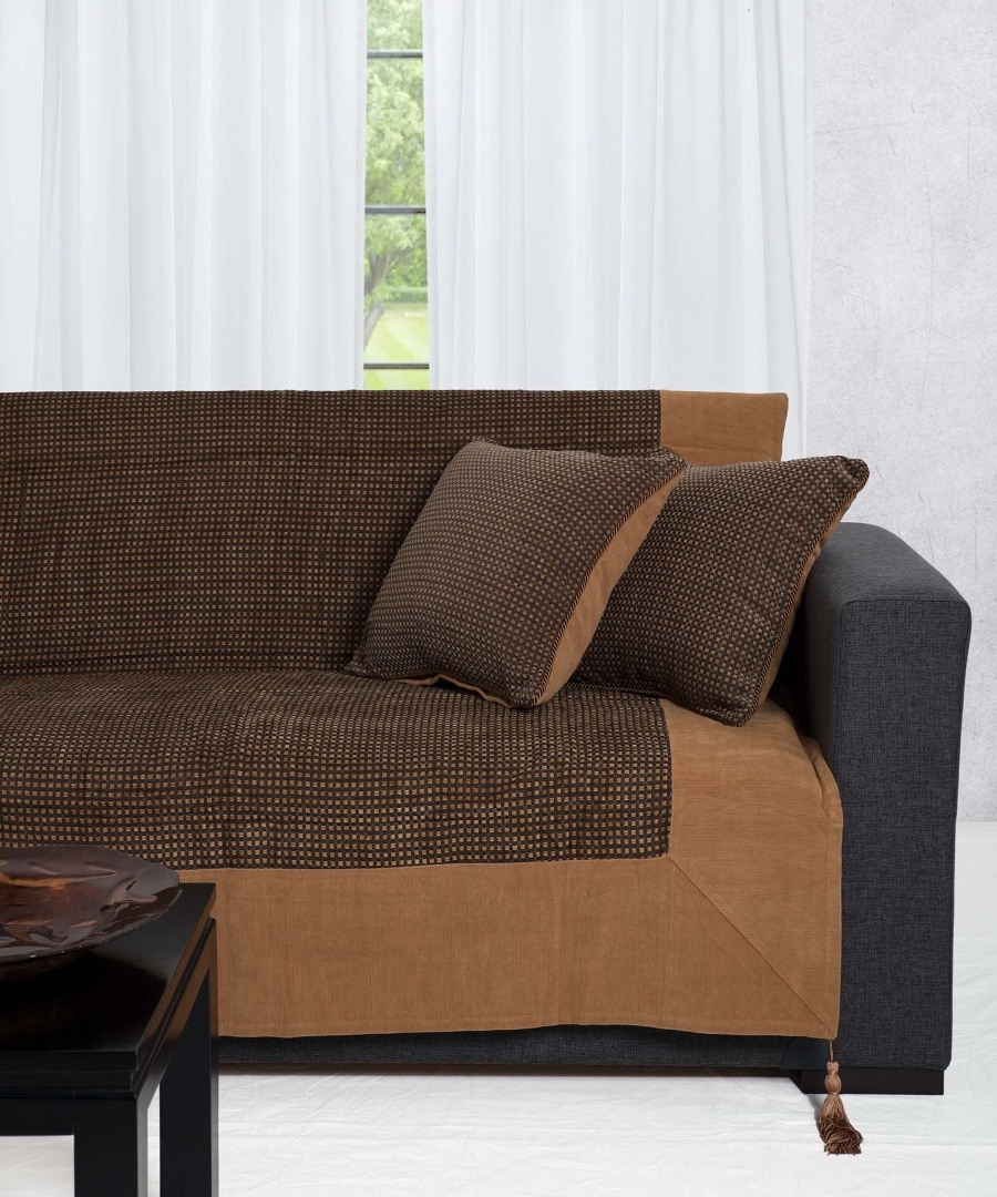 ΡΙΧΤΑΡΙΑ 809 (180cm x 180cm / 180cm x 250cm / 180cm x 300cm) καφέ