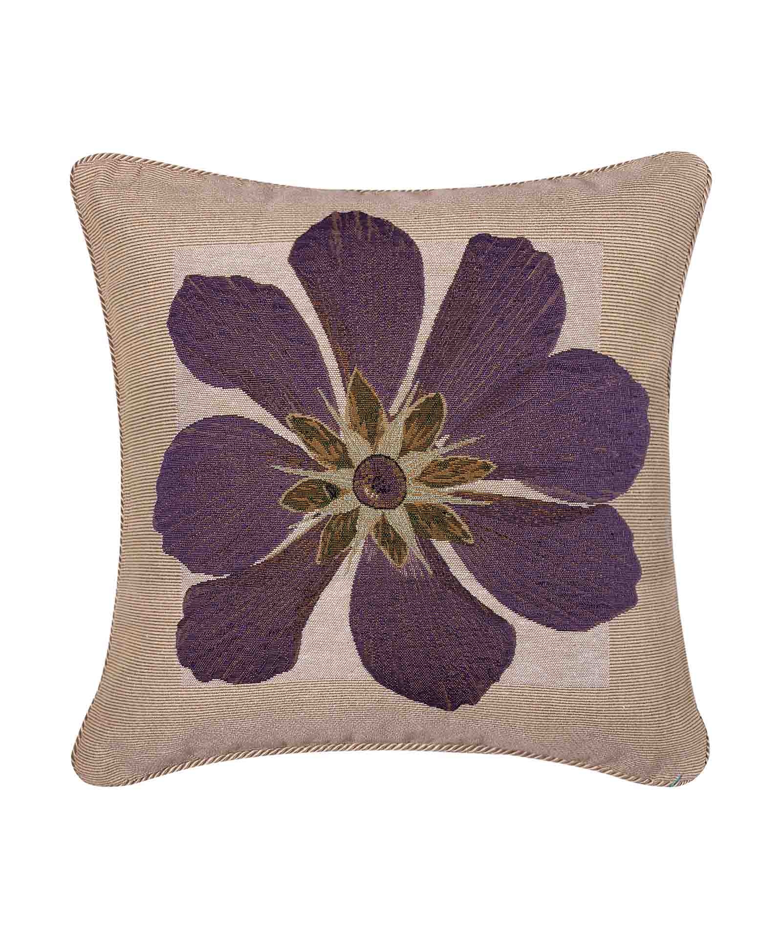 ΜΑΞΙΛΑΡΟΘΗΚΗ (45cm x 45cm) σενίλ λουλούδι5