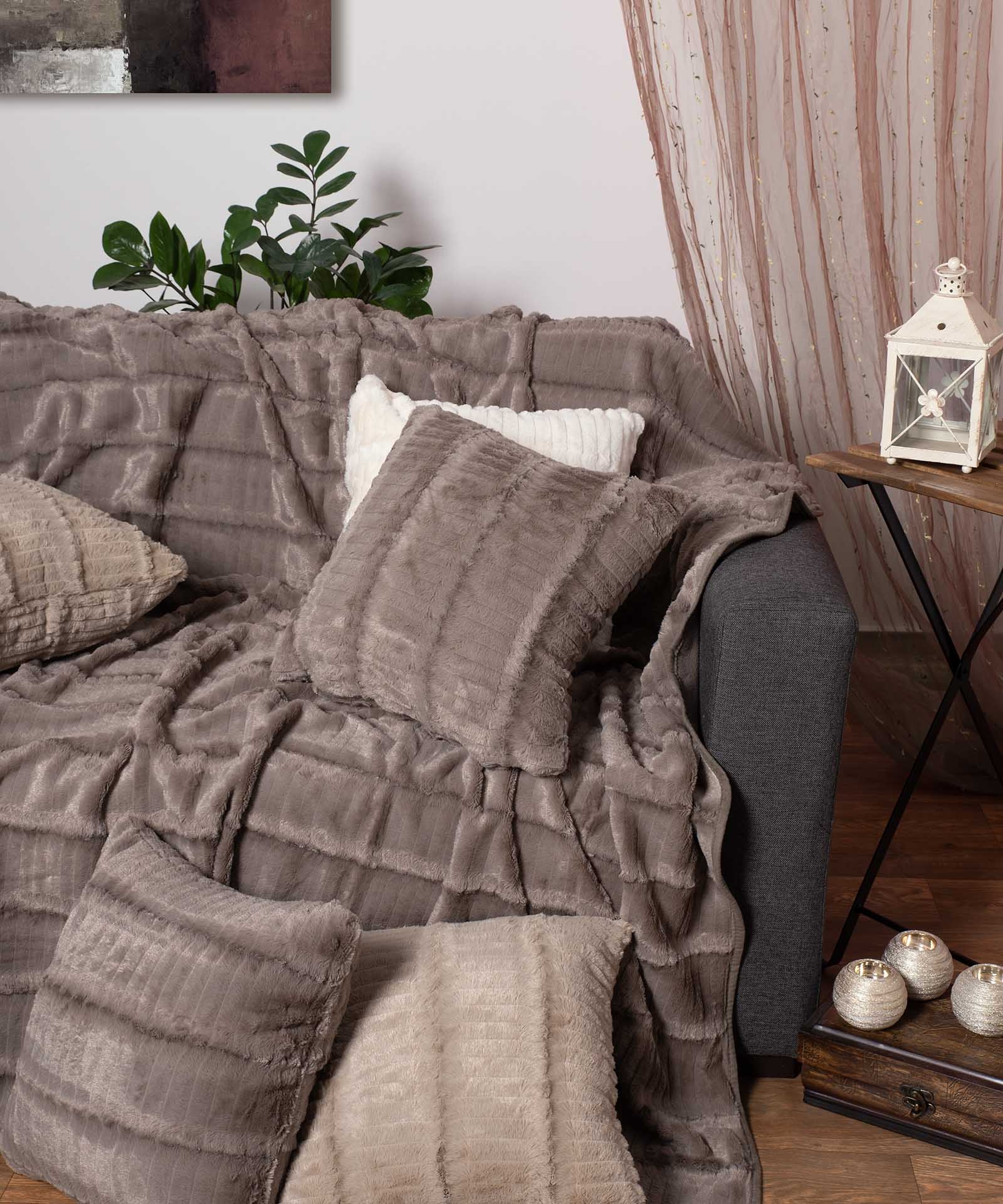 ΜΑΞΙΛΑΡΟΘΗΚΗ  stripe (65cm x 65cm) γκρί