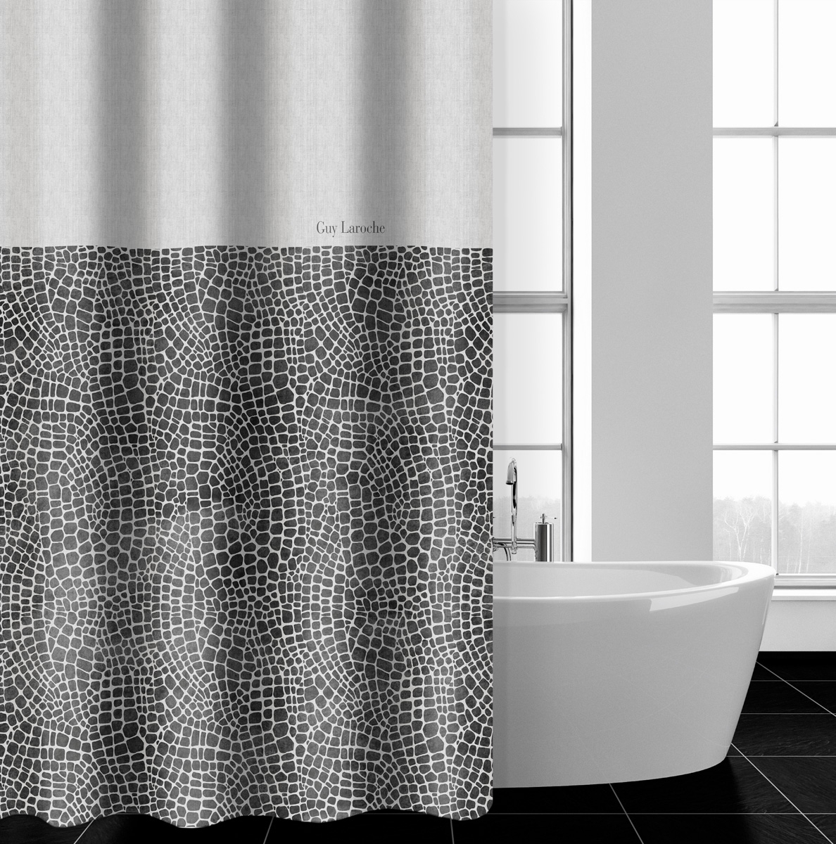 Κουρτίνα Μπάνιου Safari Anthracite 