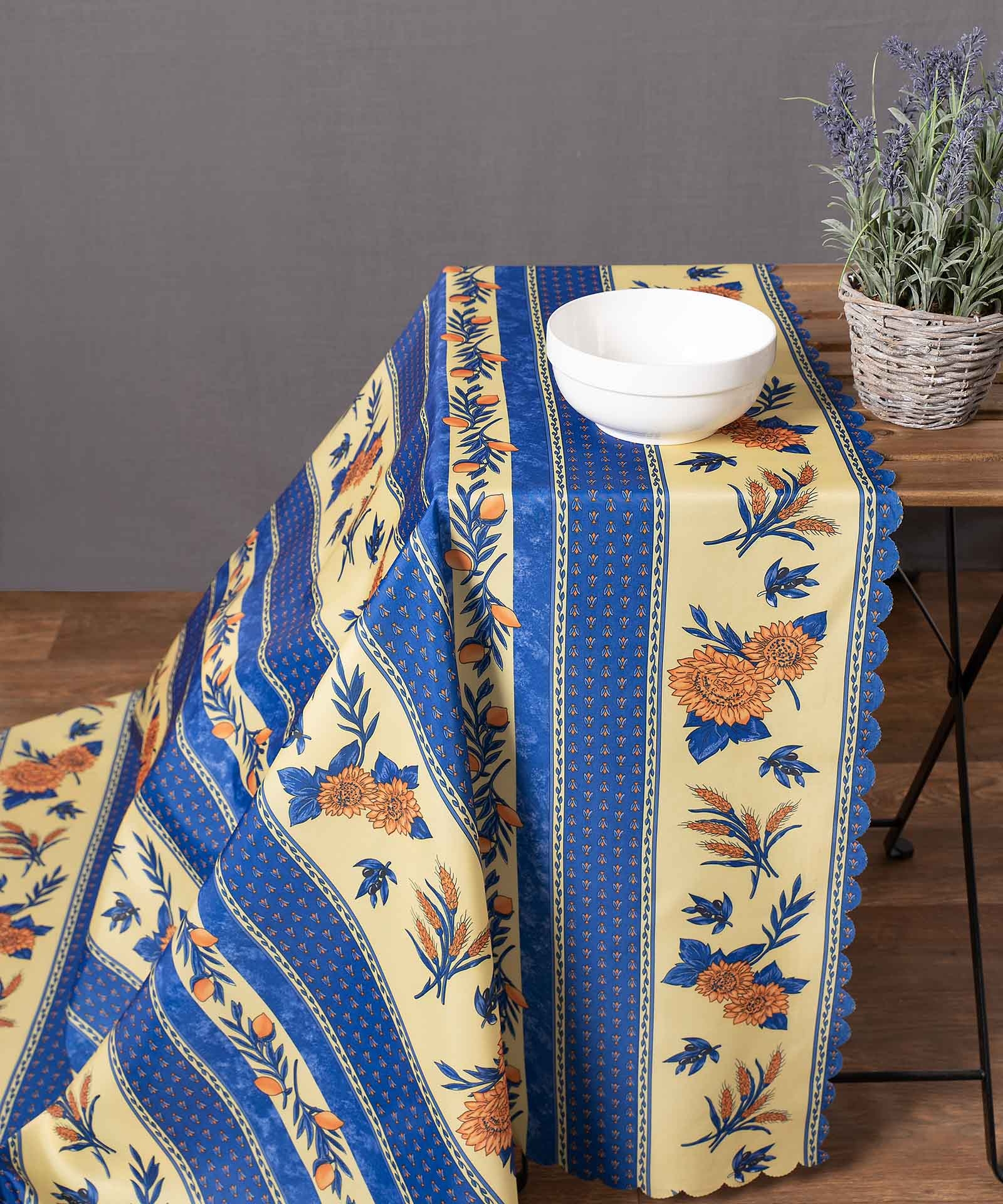 τραπεζομάντηλα (140cm x 180cm) mod4 μπλε