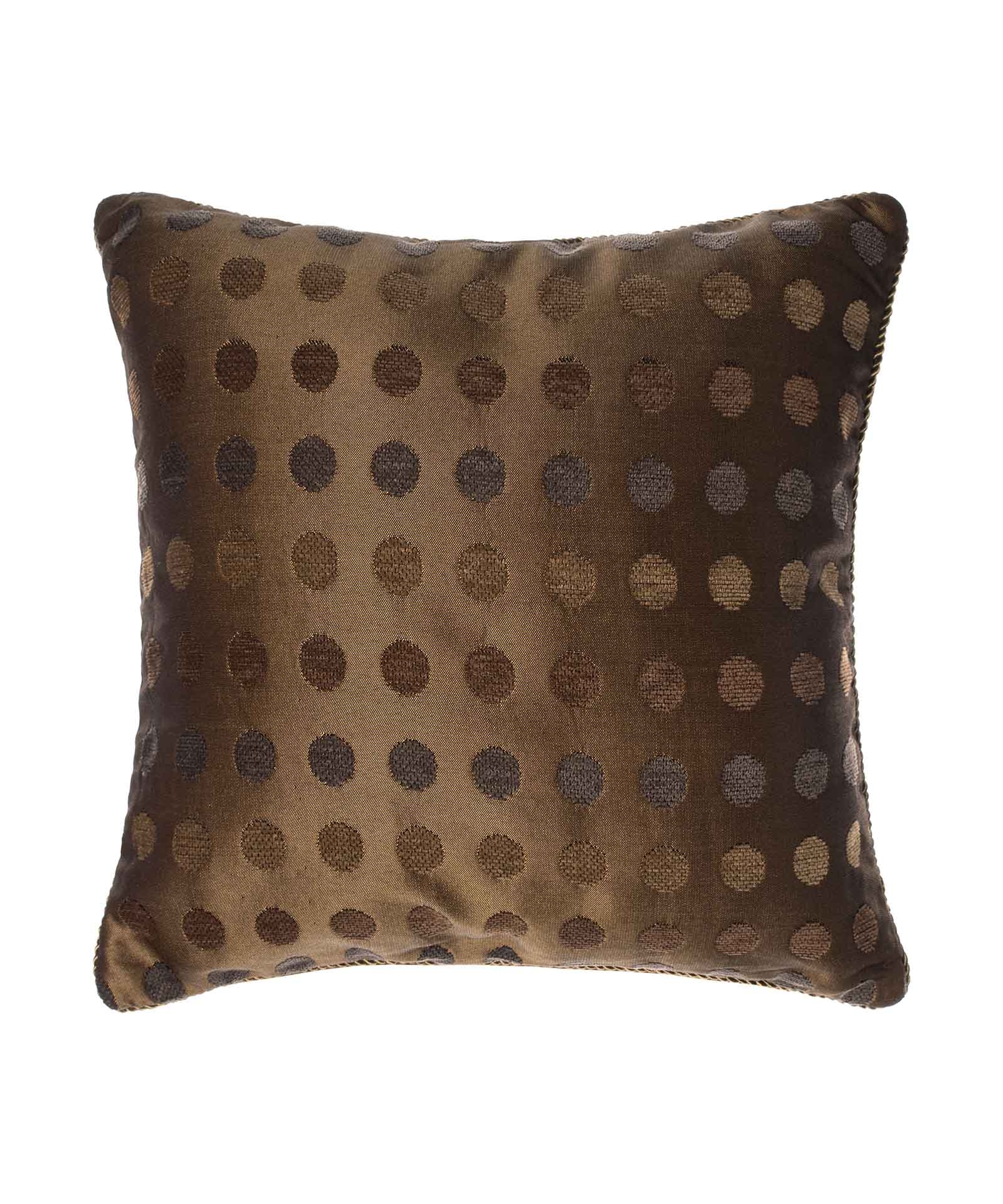 ΜΑΞΙΛΑΡΟΘΗΚΗ 602 (45cm x 45cm) πουά λαδί