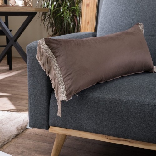 Μαξιλαροθήκη Velvet 03 Με Κρόσι (30x60cm) - 30x60cm με γέμιση