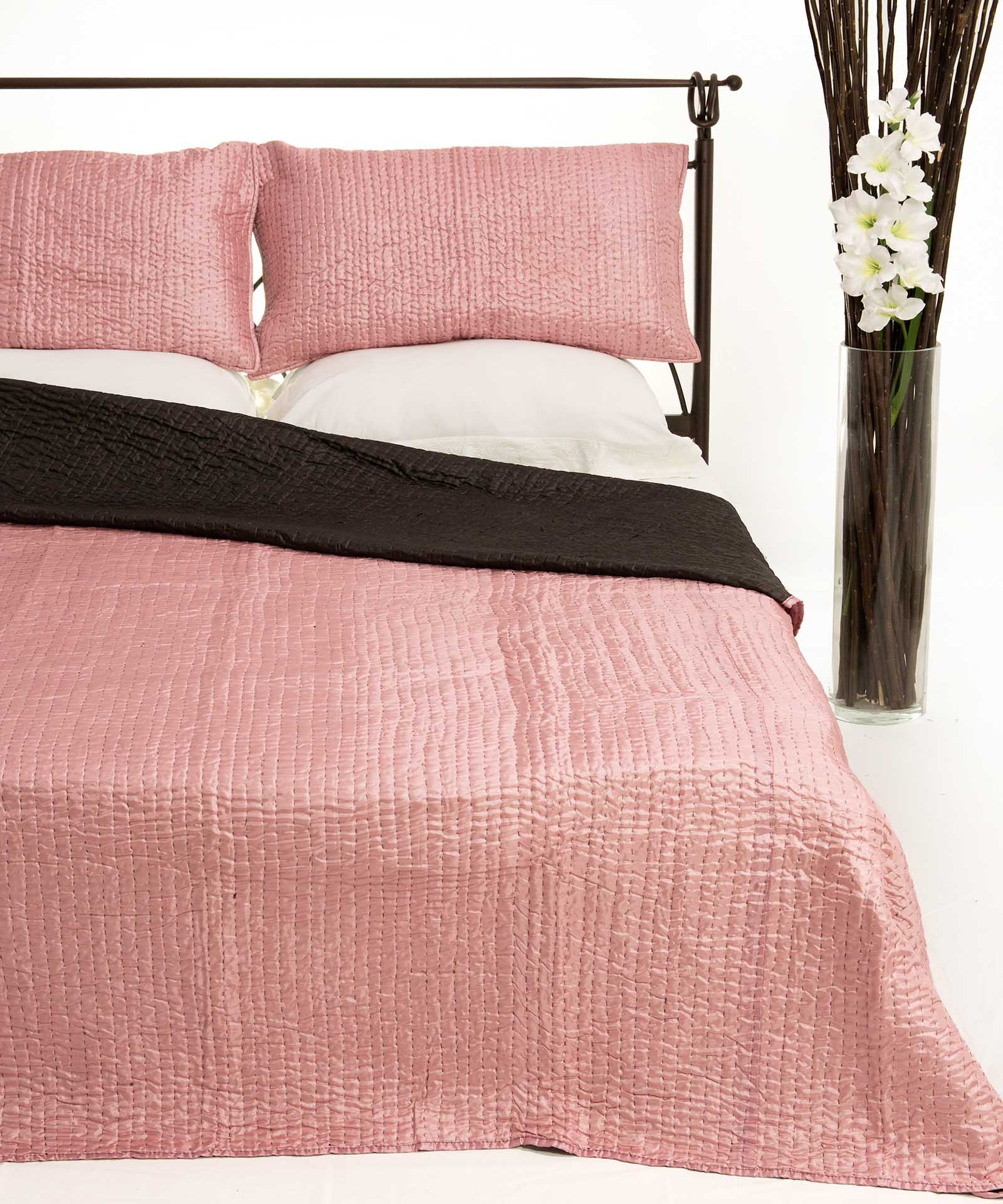 ΚΟΥΒΕΡΛΙ σετ (220cm x 240cm + 2 x 50cm x 70cm) 6330 ρόζ