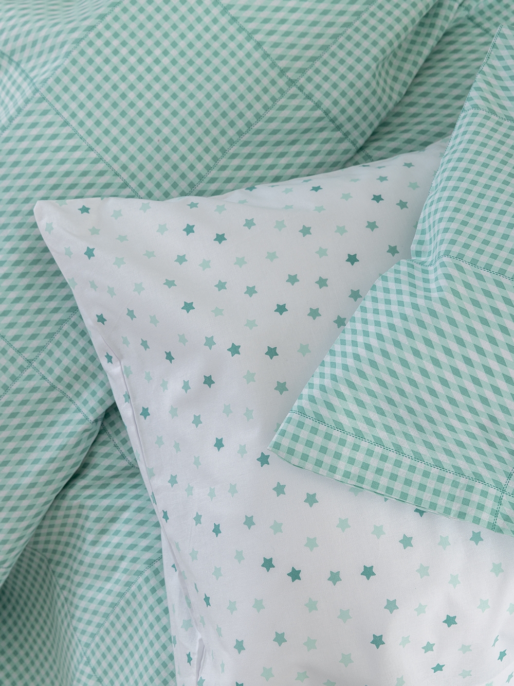 Ζεύγος Μαξιλαροθήκες 52x72 BB101 AQUA