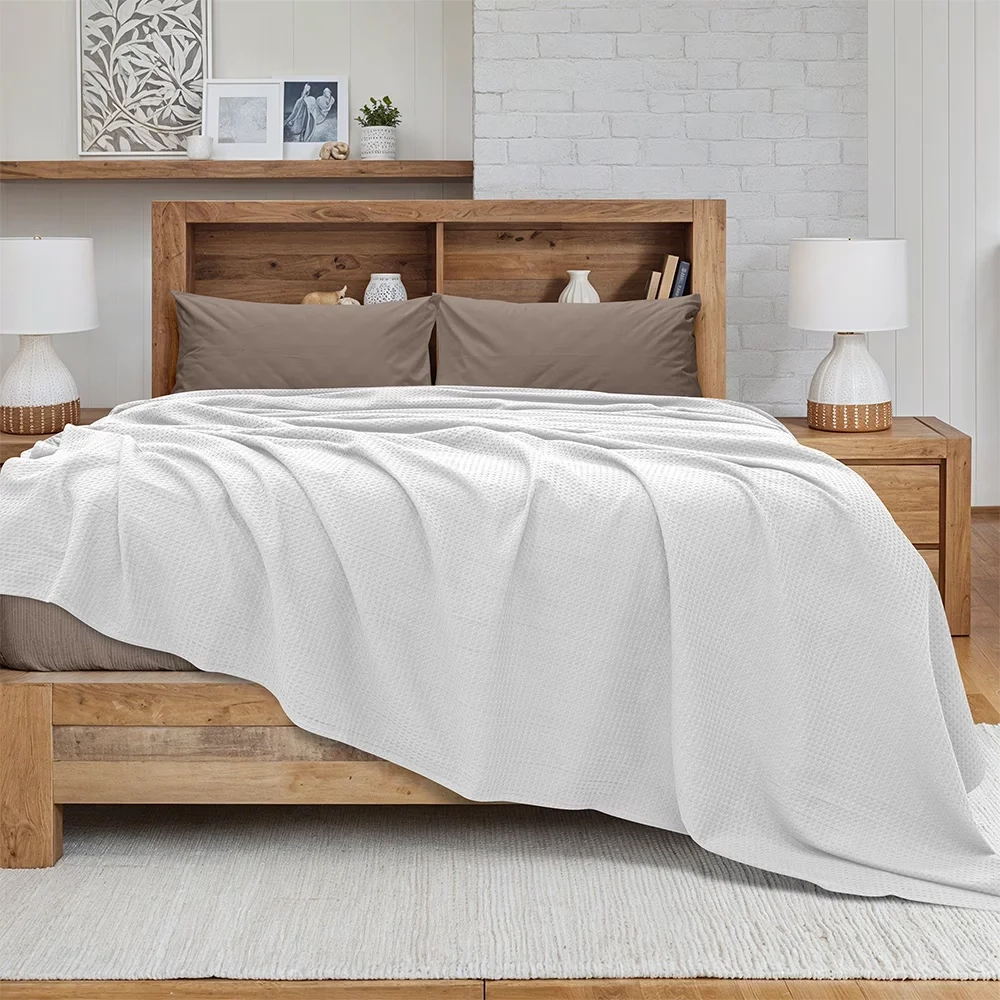 LINO Κουβέρτα Υπέρδιπλη (220x240) Πικέ Cocoon Λευκό