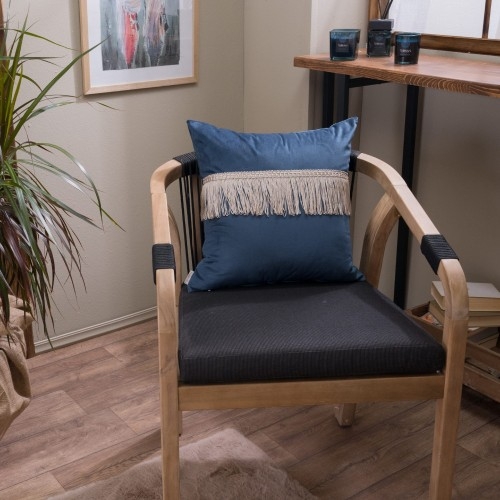 Μαξιλαροθήκη Velvet 04 Με Κρόσι - 45x45cm με γέμιση