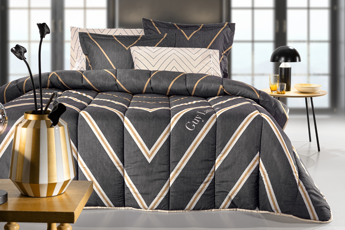 Παπλωματοθήκη Canyon Anthracite Suede 