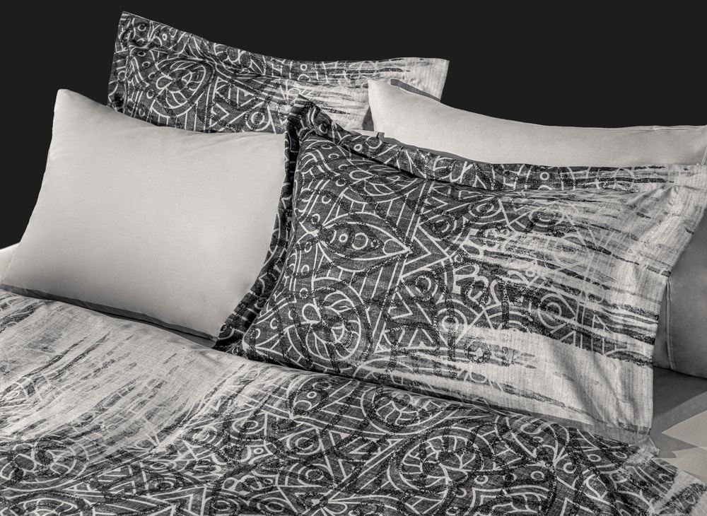 Διακοσμητικές Μαξιλαροθήκες Vivendi Charcoal 