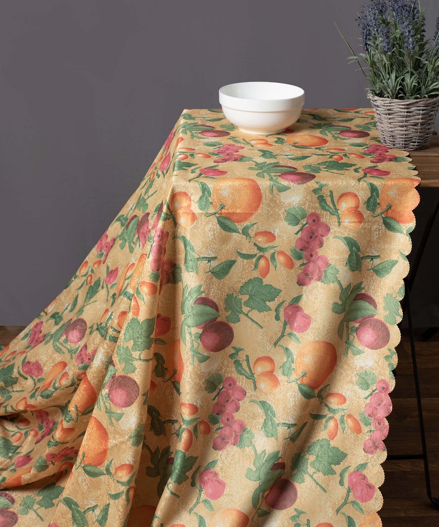Αλέκιαστο τραπεζομάντηλο 422 (170cm x 220cm) ώχρα