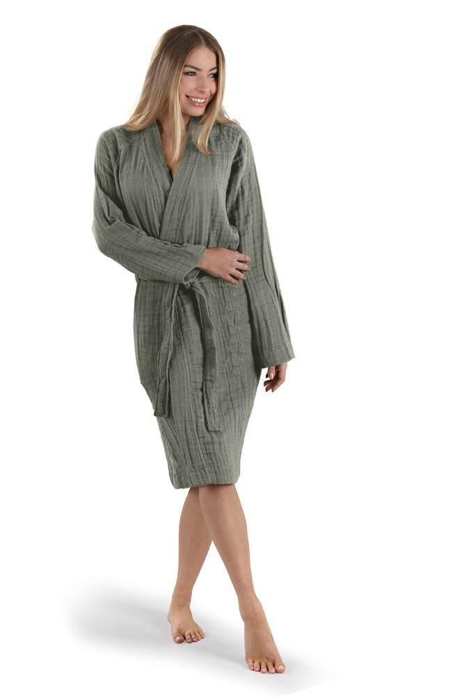 Μπουρνούζι Supreme Khaki + Πουγκί Καλλυντικών