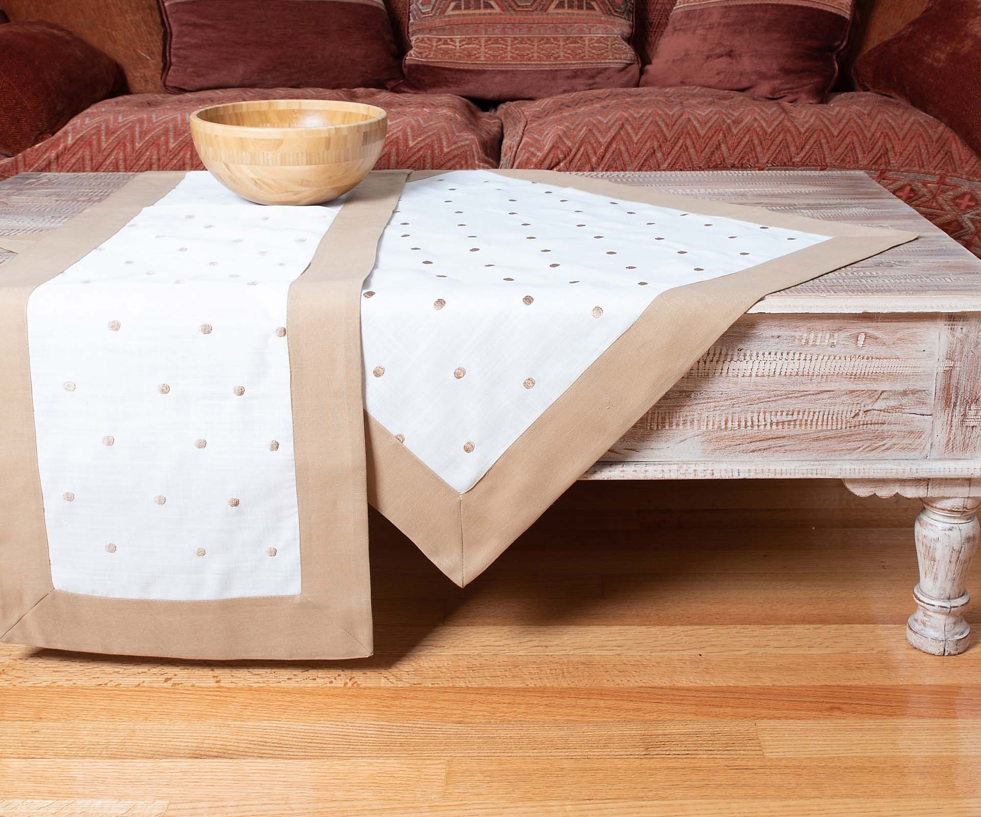 τραβέρσα ( 45cm x 170cm) spot μπεζ