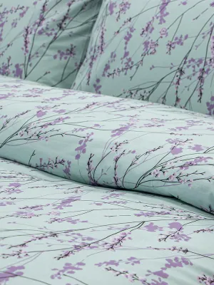 LINO Σετ Σεντόνια Με Λάστιχο (105x200+32) Amandes Λιλά