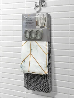 LINO ΚΟΥΡΤΙΝΑ ΜΠΑΝΙΟΥ MARMOR 180X200