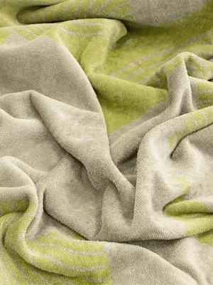 LINO ΠΕΤΣΕΤΑ ΘΑΛΑΣΣΗΣ GEOMETRICO LGREY-GREEN 86X160