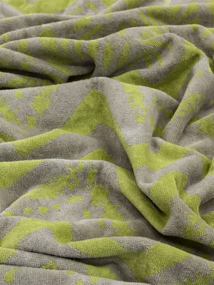 LINO ΠΕΤΣΕΤΑ ΘΑΛΑΣΣΗΣ ZIGZAGE LGREY-GREEN 86X160