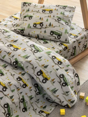 Σετ Μονά Σεντόνια My Kingdom 170x260 MK775 Με Λάστιχο